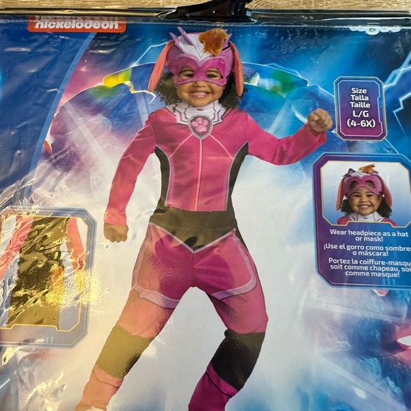 Paw Patrol The Mighty Movie Skye Costume 4-6X - Picture 3 of 4